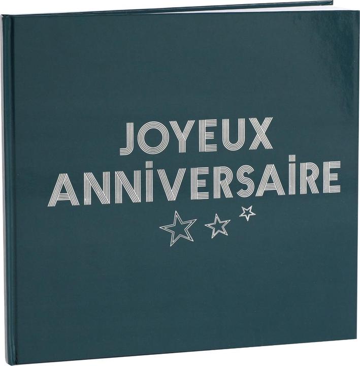 Produktbild Santex Livre d'or Joyeux Anniversaire Star- Bleu Canard