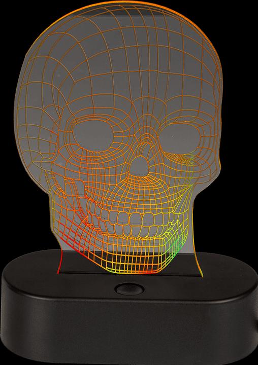 Image du produit Out of the blue Lampe de table LED 3D Tête de mort