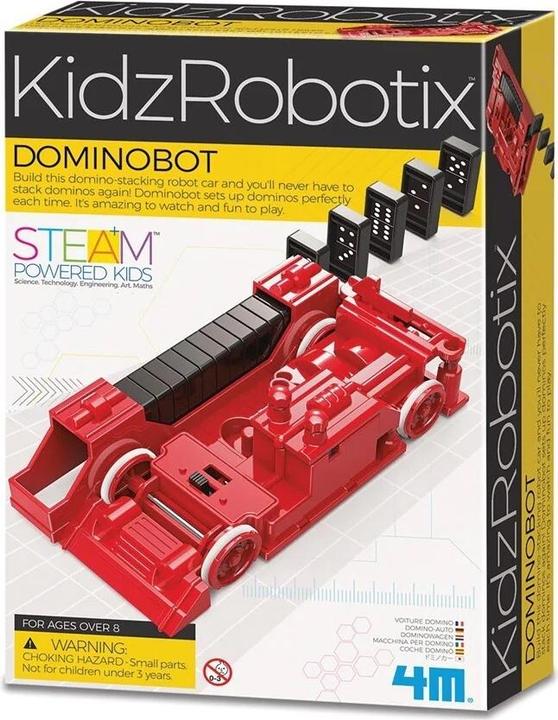 Actual product image 4M Dominobot Stacking Robot - KidzRobotix