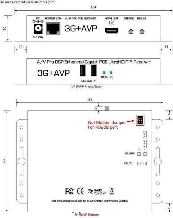 Actual product image Just Add Power Vbs-Hdmi-518avp (HDCP 2.2)