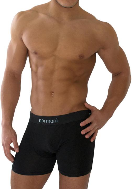 Produktbild Normani 6 Stück Boxershorts einfarbig aus Modal und Baumwolle (S, 6er Pack)