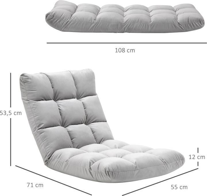 Produktbild Homcom Bodensessel 3-in-1