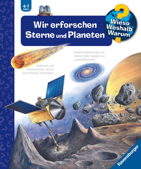 Produktbild Ravensburger Wieso? Weshalb? Warum?, Band 59: Wir erforschen Sterne und Planeten (Deutsch, Andrea Erne, Markus Humbach, 2023)