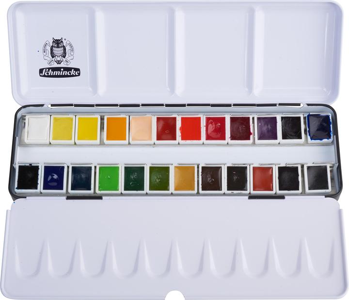Produktbild Schmincke AKADEMIE Aquarellkasten mit 24 ganzen Näpfchen (Multi)