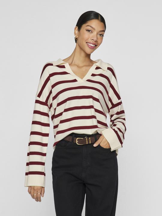 Image du produit Vila Pull-over en maille rayée (S)