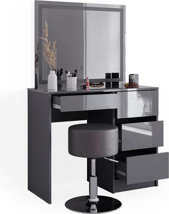 Image du produit Vicco Sherry avec tabouret et éclairage (90 x 75 x 40 cm)