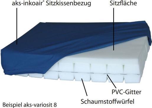 Image du produit AKS Zielonka Coussin aks-variosit avec housse inko-air 50 x 45 x 8 cm