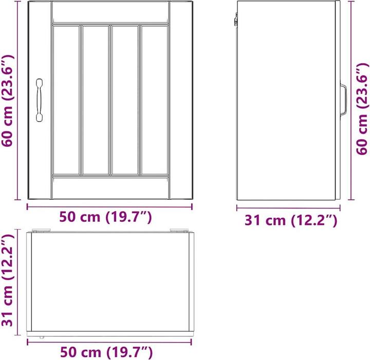 Image du produit VidaXL Madlene (50 x 31 x 60 cm)