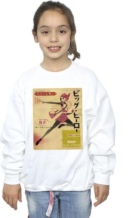 Image du produit Disney - Sweat BIG HERO BAYMAX HONEY LEMON NEWSPAPER - Fille (140, 146)