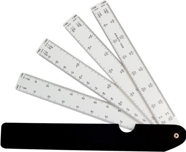 Actual product image Aristo Fan scale (150 mm)