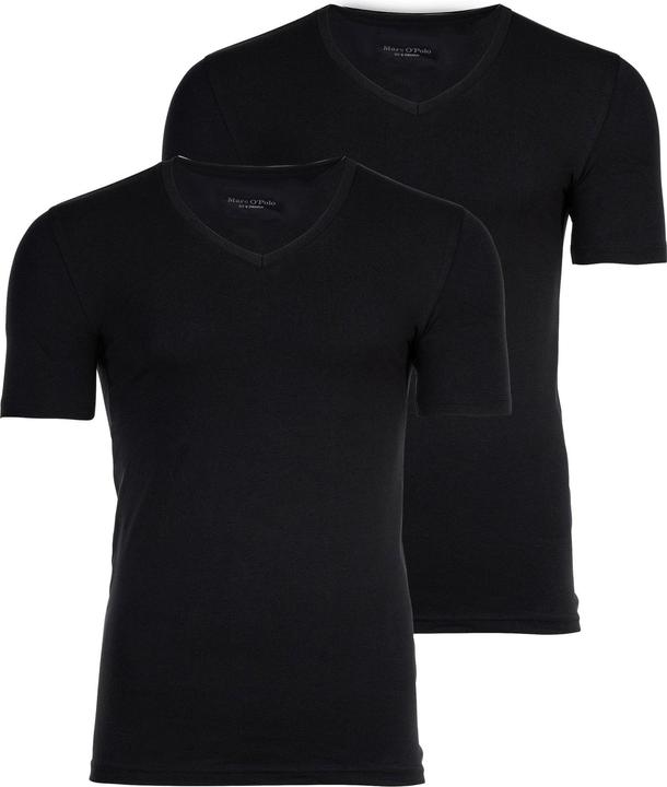 Produktbild Marc O'Polo 2er Pack Essentials Organic Cotton Unterhemd / Shirt Langarm (M)