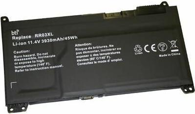 Origin Storage BTI RR03XL, Akku, HP, PROBOOK 430, G4 430, G5 440, G4 440, G5 450, G4 450, G5 455 (3 Zellen, 3930 mAh)