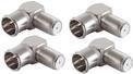 Immagine prodotto Shiverpeaks SHVP BS15-300514 5x Adattatore angolare F-Quick da spina F a presa F (Cavi antenna)
