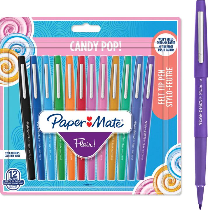 Paper Mate Faserschreiber (Mehrfarbig, 12 x)