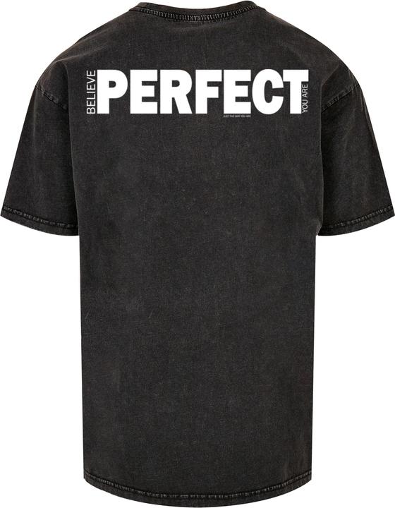 Actual product image Merchcode Believe Front Acid Washed Heavy Oversized Tee - 112543 (M)