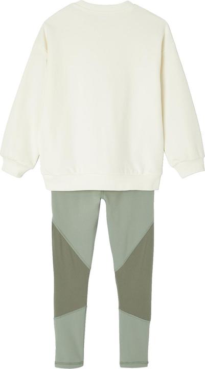 Produktbild Vertbaudet Mädchen Sport-Set: Sweatshirt mit goldener Schrift und Recycling-Polyester & Leggings (92)