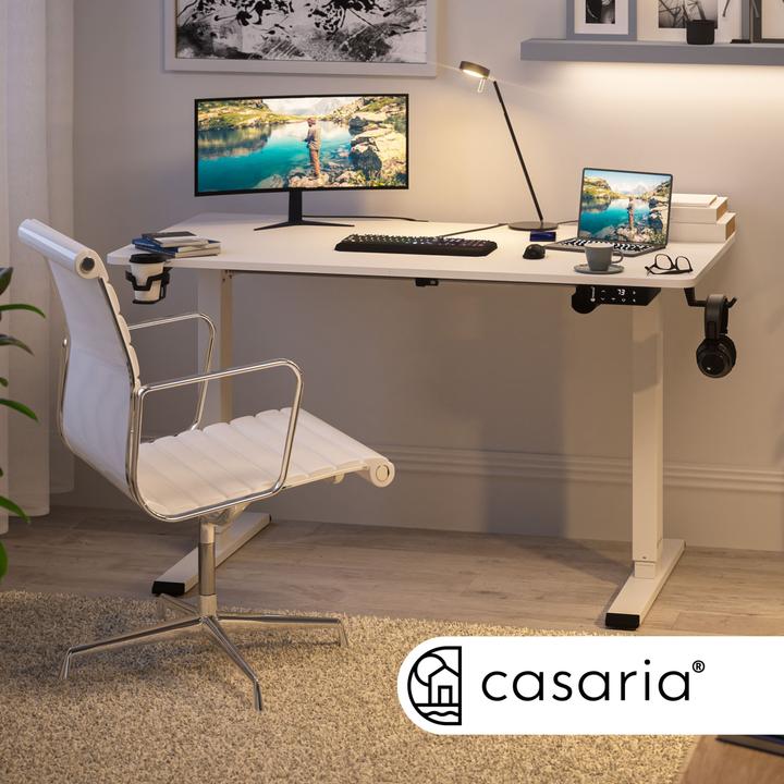 Produktbild Casaria Höhenverstellbarer Schreibtisch (110 x 60 x 118 cm)