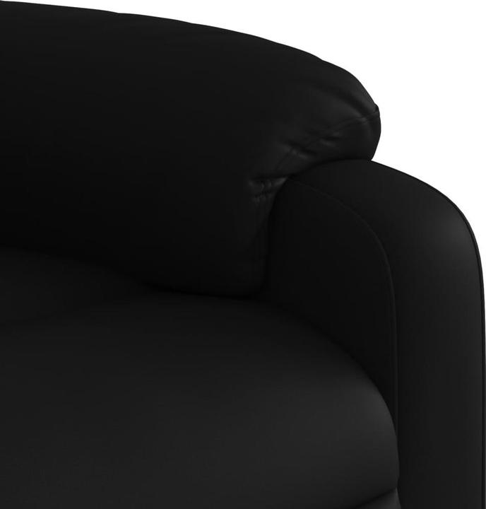Actual product image VidaXL Massage chair black imitation leather,Colour: Black,Material
