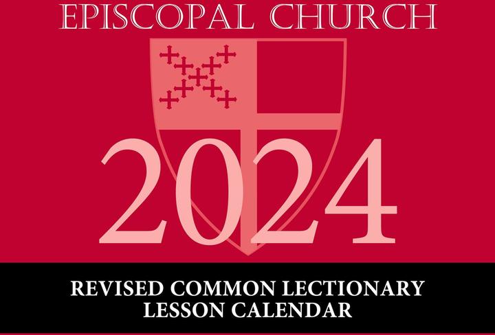 Actual product image 2024 Episcopal Church Revised Common Lectionary Lesson Calendar (English)