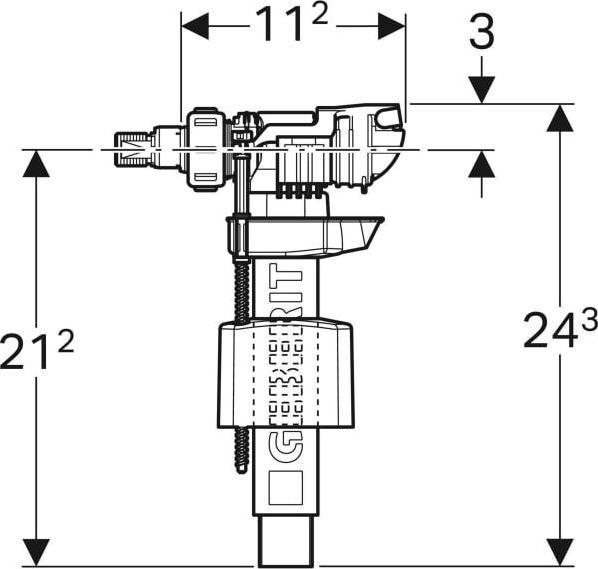 Produktbild Geberit Universal-Füllventil 3/8"