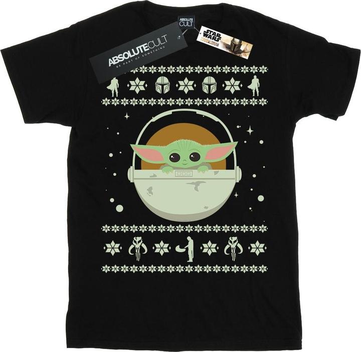 Produktbild Star Wars The Mandalorian The Child Christmas TShirt (S)