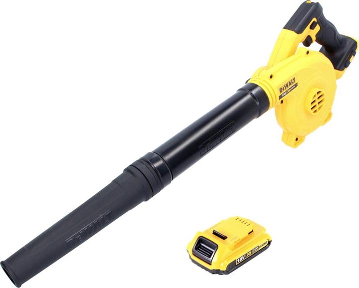 Productafbeelding DeWalt DCV 100 N 18 V Akku Gebläse / Laubbläser + 1 x DCB 183 2 Ah Akku - ohne Koffer, ohne Lader (Oplaadbare batterij, Bladblazer)