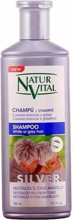 Produktbild Naturaleza Y Vida CHAMPU SILVER cabello blanco y gris 300 ml (300 ml, Flüssiges Shampoo)