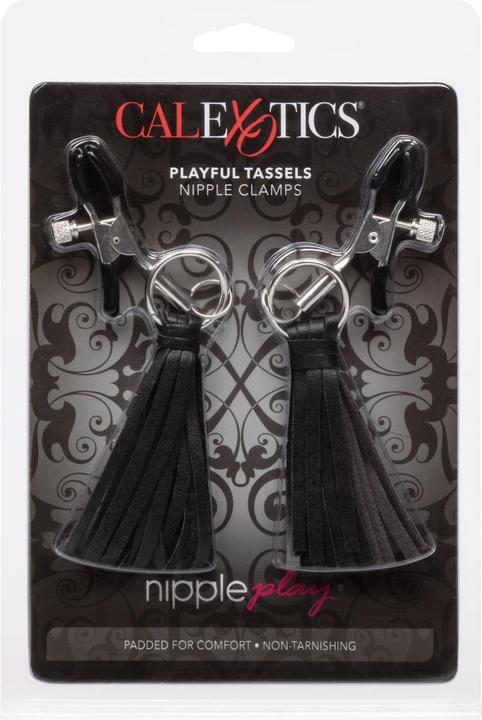 Actual product image CalExotics Playful Tassels Nipple Clamps