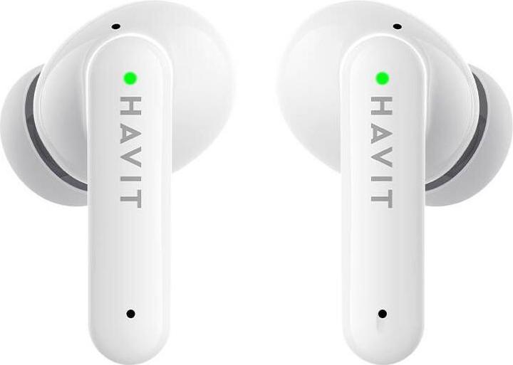 Actual product image Havit TW967 TWS earphones (white) (5 h, Cable)