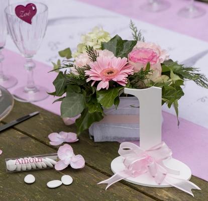 Actual product image Santex Table Marker Number 5 - White