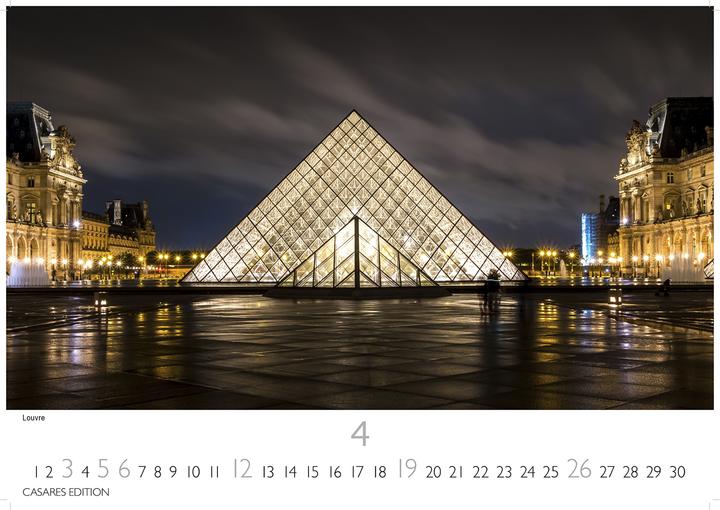 Actual product image Paris 2026 S 24x35cm (24 x 35 cm, German)