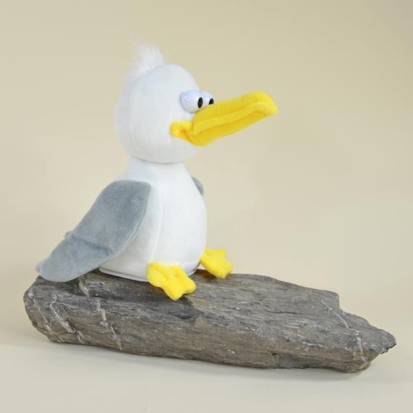Image du produit Kögler Goéland bavard "Malwin", le laboureur répète tout, piles incluses, 22x13x17cm (17 cm)