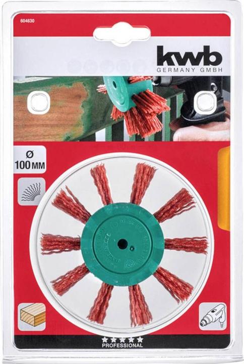 Actual product image kwb Nylon Fan Brush 100 Mm (80)