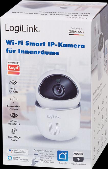 Produktbild LogiLink Smart Home Wi-Fi Camera 360 Degree (1920 x 1080 Pixels)
