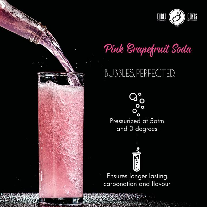 Produktbild Three Cents Pink Grapefruit Soda (24 x 20 cl)