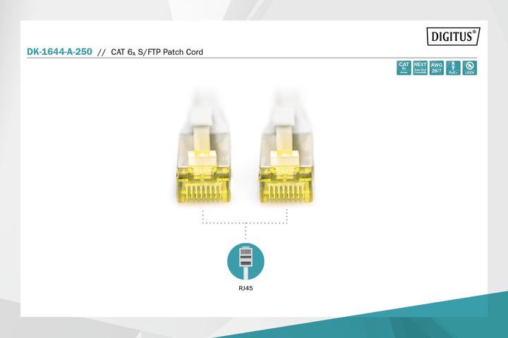Produktbild Digitus Netzwerkkabel (S/FTP, CAT6a, 25 m)