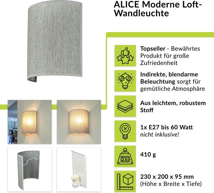 Produktbild Licht-Erlebnisse Alice (E27)