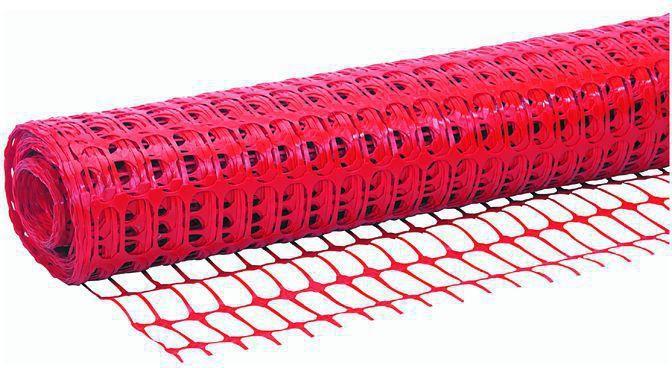 BRW Barrier fencing, orange, lightweight