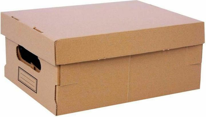 Actual product image Soler Hispania Storage box with lid Confortime cardboard 30 x 22.5 x 12.5 cm (12 pieces)