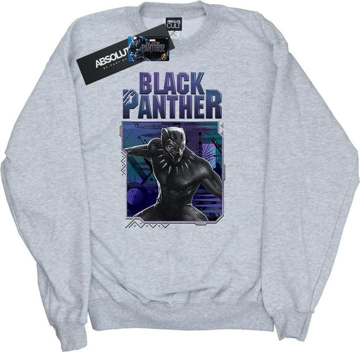 Produktbild Black Panther Tech Badge Sweatshirt Jungen (140, 146)