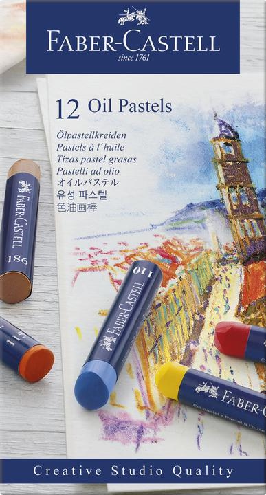 Actual product image Faber-Castell Oil pastels STUDIO (Multicoloured, 12 x)