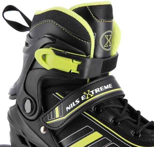 Image du produit Nils EXTREME NH18191 2IN1 PATINS INLINE NOIR/CITRON VERT SIZE. M (34-38) AVEC PATIN DE HOCKEY (34, 35, 36, 37, 38)