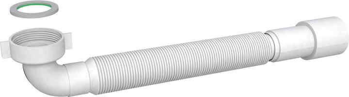 Mateu Flexible and extensible siphon PP white