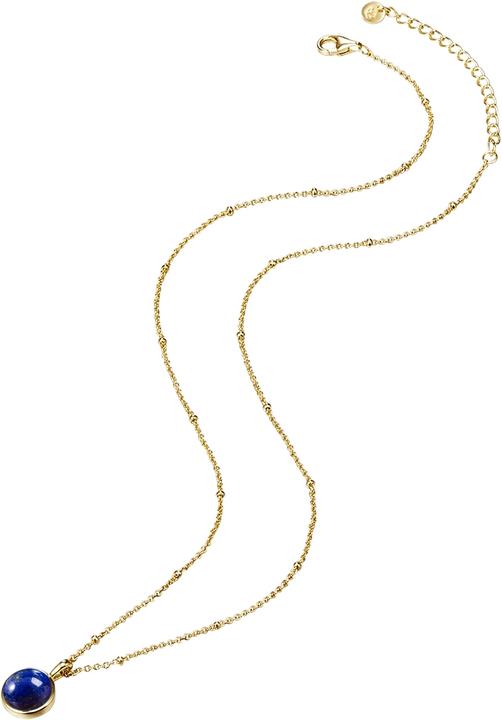 Produktbild Glanzstücke München Damen Sterling Silber Lapislazuli gelbgold 40,0 cm Basiskette + 5,0 cm Verlängerung - 11036 (Sterling Silber, 40 - 45 cm)