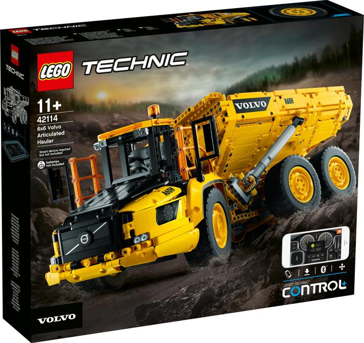 Actual product image LEGO Volvo articulated dumper (6x6) (42114, LEGO Technic)