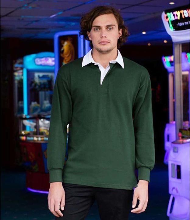 Image du produit Front Row Premium Longsleeve RugbyShirt Polo à manches longues (XL)