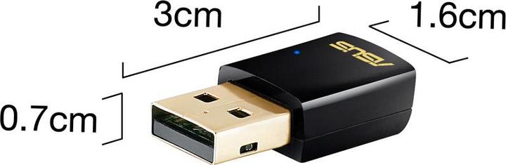 Actual product image ASUS Usb-Ac51 (USB 2.0)
