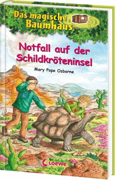 Actual product image Loewe Das magische Baumhaus (Band 62) - Notfall auf der Schildkröteninsel (German, Mary Pope Osborne, Petra Theissen, Sabine Rahn, Loewe children's books, 2024)