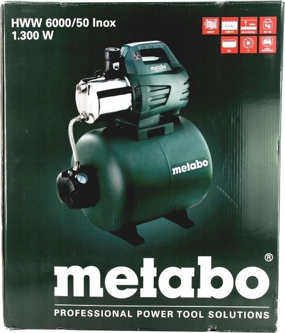 Actual product image Metabo HWW 6000/50 Inox (Domestic water pump)