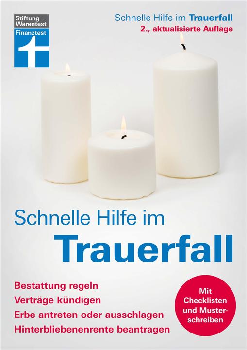 Produktbild Schnelle Hilfe im Trauerfall (Deutsch, Stiftung Warentest, 2021)
